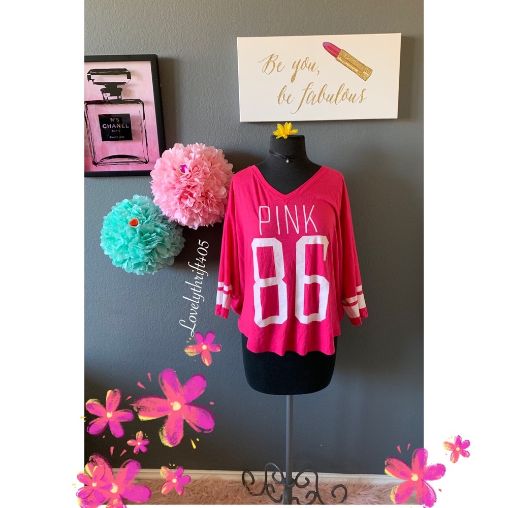Victoria’s Secret Pink 86 V-Neck Tee